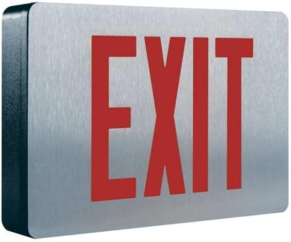 Sure-Lites CX61 LED Exit Sign, Red/Green, AC Only