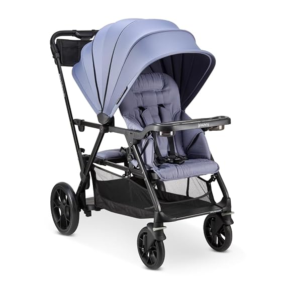 Joovy Caboose RS Sit & Stand Double Stroller for Children Up to 55 lb., Slate