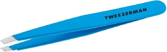 Tweezerman Slant Tweezer Tweezerman Tweezers for Eyebrows Blue Jewel