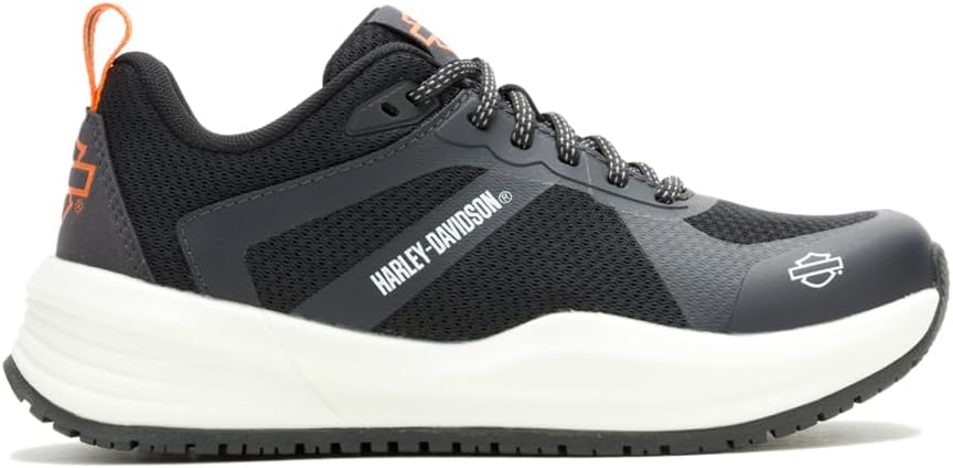 Harley-Davidson Footwear Womens Rally Lace Up Sneakers Shoes Casual - Black