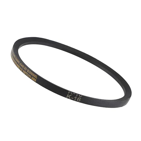 K-16 Power Drive V-Belt - [16 Inch Pitch Girth] Fan Rubber Wrapped Industrial Belt for Transmission Use, 8mm Width, 6mm Height