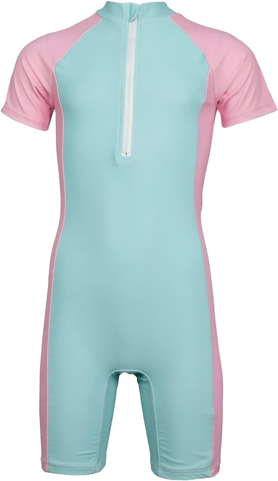 A2Z 4 Kids Girls All in One Wetsuit Swimsuit Surfing Diving Swimming Costume UPF 50+UV Protection One Piece Swimwear