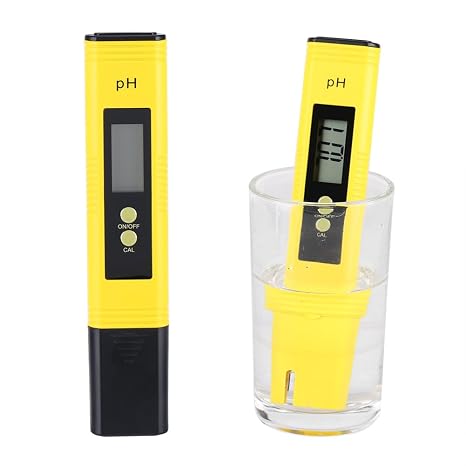 PH Meter, Portable pH Test Pen with 0.01 Accuracy and 0-14 Range for Water, Pool Testing