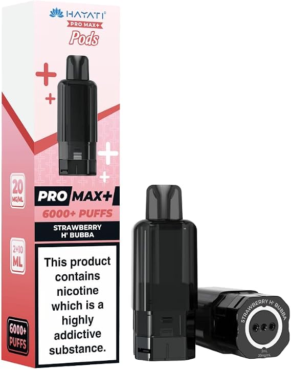 Hayati 6000 Pro Max Plus 6K Refill Pod (pack of 1) (Strawberry H' Bubba)