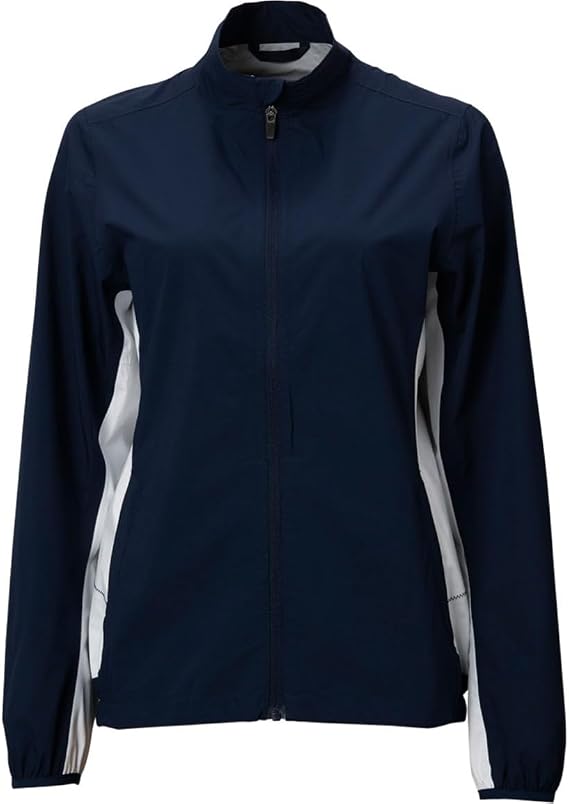 Sun Mountain Women's Monsoon Waterproof Golf Rain Jacket Blue M