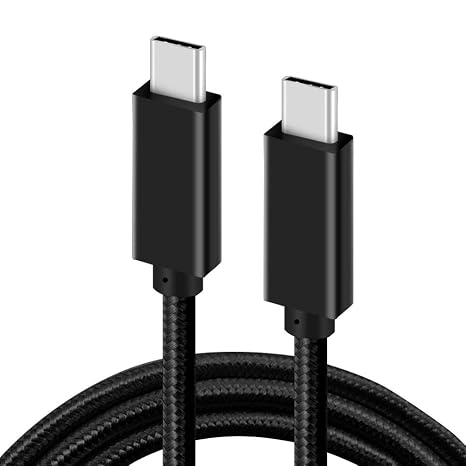 CBUS 5A 100W USBC Cable - 6.6ft USB C 3.2 Gen 2 10Gbps Power Delivery Monitor Cable - PD Docking Stations, Hard Drives, Compatible with MacBook Pro, iPad Pro 4K/5K