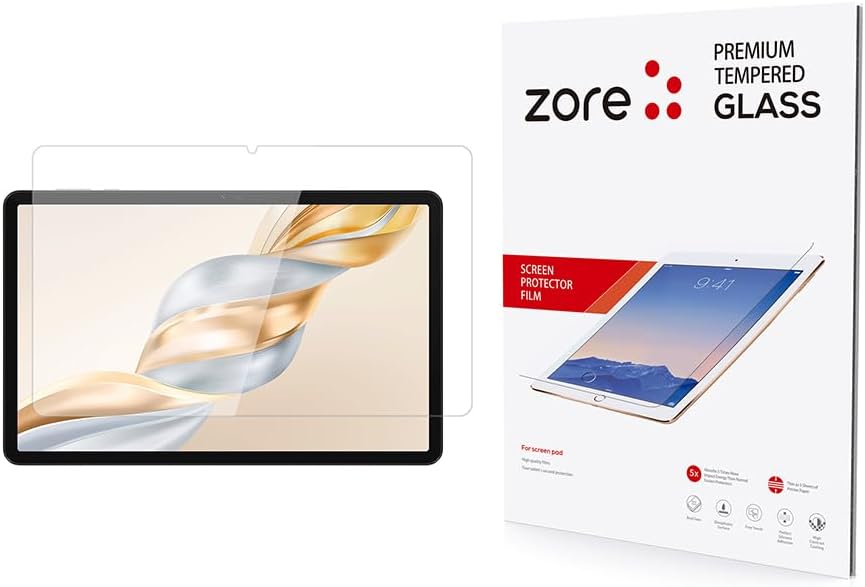 Zore Honor ile uyumlu Pad X9A Tablet Temperli Cam Ekran Koruyucu Şeffaf