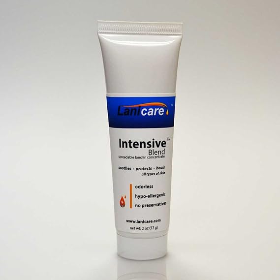 Intensive Blend Lanolin Cream - Irritation, Chafing, Dry Skin 2 Oz.