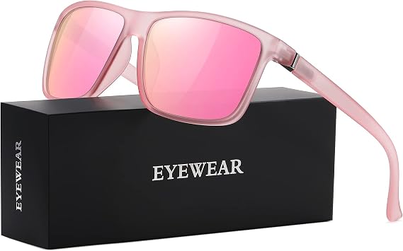 Sunglasses Men Polarized Sunglasses for Mens and Womens,Black Retro Sun Glasses Driving Fishing UV Protection