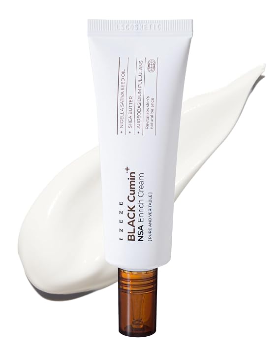 IZEZE BLACK Cumin NSA Enrich Cream, Thick Moisturizer, 1.69 fl oz
