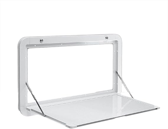 Foldable RV Table, Wall Mount Folding Camper Table, 55.11lbs Max Load, Camping RV Caravan Table for Caravans, Vans, Truck Campers, Travel Trailers