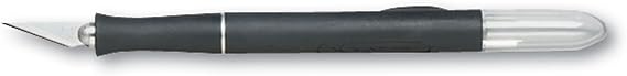 X-Acto X2000 No-Roll Rubber Barrel Knife with #11 Replaceable Blade and Safety Cap (X3724)