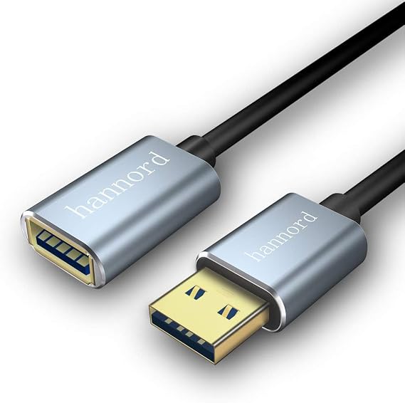 USB Extension Cable Male to Female USB Cable USB 3.0 Extension Cable Extender Data Cord for PC Keyboard Printer Smart TV(3.3Feet)