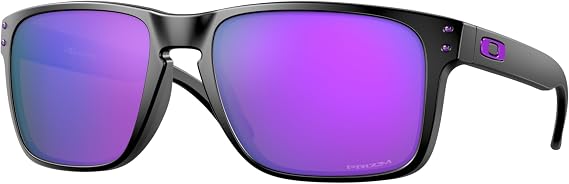 Oakley Holbrook XL Sunglasses Matte Black with Prizm Violet 59mm