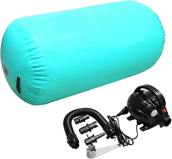 GLANT Air Mat Tumble Track AirSpot - Gymnastics Training Springboard - Round Inflatable Springboard