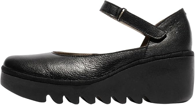 Fly London Womens Bawo543fly Mary Jane Flat, Black, 6 UK