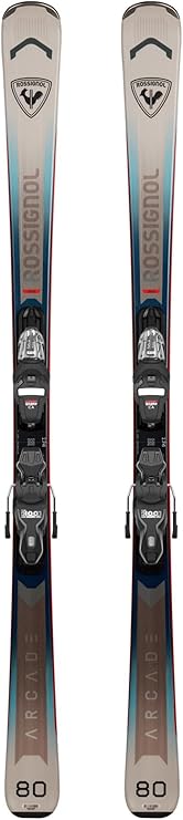 Rossignol Arcade 80 Xpress - All Mountain Skis with bindings for Men and Women