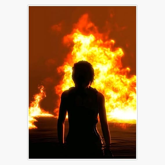 Leyland Designs Tomb Raider Lara Croft Bumper Sticker Window Water Bottle Decal 5""