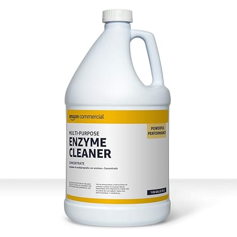 AmazonCommercial Multi-Purpose Enzyme Cleaner, Stain & Odor Remover, Pet Stain Remover, 1-Gallon, 1-Pack