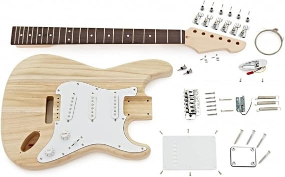 DIY Guitar Kit - Build Your Own Electric Guitar Pack by Gear4music