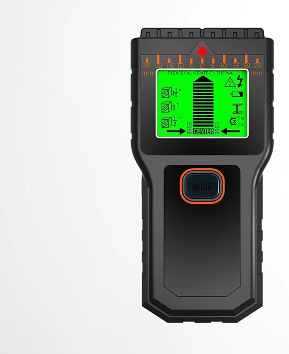 Stud Finder Wall Scanner Sensor, 5 in 1 Electronic Stud Detector Beam Finder with HD LCD Display & Audio Alarm, Wire Detector for Wood, AC Live Wire, Metal Studs, Joist Pipe & Cable Detection