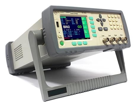 High Precision Digital LCR Meter Tester 10HZ to 300kHz Frequency Source Resistance 30 50 100 True Color TFT LCD LCR Meter Tester with Resolution 0.001Hz RS232C and Handler Interface