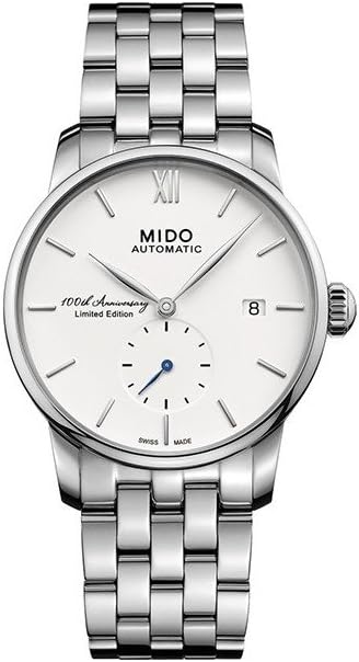 MIDO M8608.4.26.1 - Swiss Automatic Watch for Men - White Dial - Case 38mm - M86084261