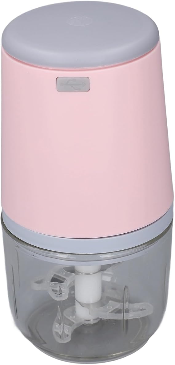 Small Electric Food Chopper, Mini Food Processor, Easily Chops 300ml, Multifunctional for Vegetables
