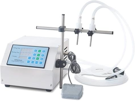ZONEPACK ZS-DPYT2P 50-4000ml Double Nozzles Liquid Filling Machine