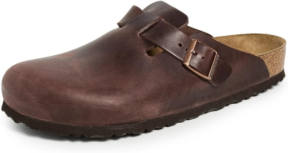 Birkenstock Unisex Boston Clog,Habana Oiled Leather,45 M EU