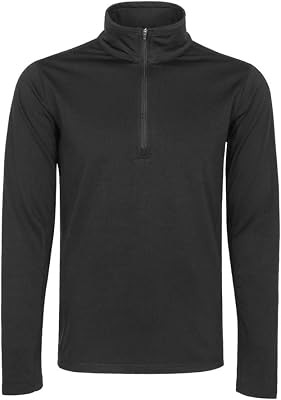 LA Police Gear Operator Slim Fit Quarter Zip Jacket for Men, Mens Lightweight Quarter Zip Jacket