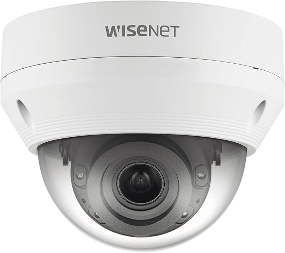 hanwha QNV-8080R 5 MP Network IR Vandal Resistant Dome Camera with Varifocal Lens