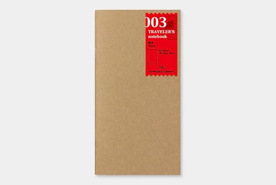 Midori Traveler's Notebook (refill 003) blank