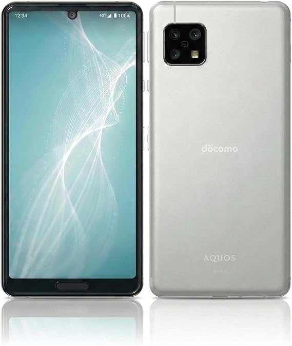 AQUOS SENSE4 SH-41A Silver 64GB DoCOMO Sim-Free Smartphone Main Unit Refurbished