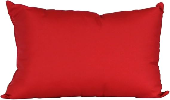 Furniture Barn USA Outdoor Foam Lumbar Pillow, Logo Red