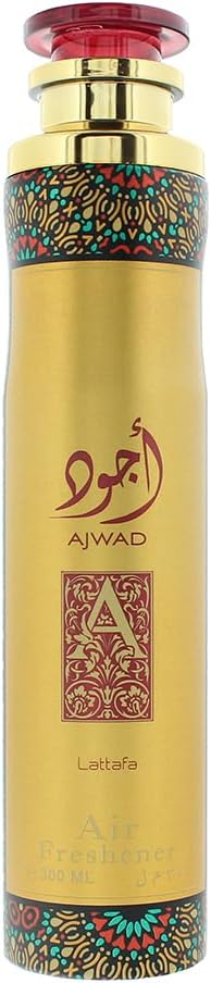 Lattafa Ajwad - Fruity, Floral, Amber, Woody - Air Freshener, 10.1 Ounce / 300 ml