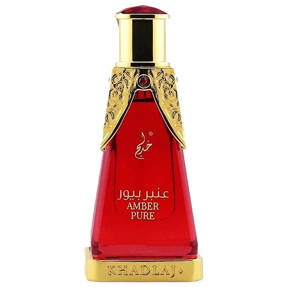 Khadlaj Amber Pure Concentrated Perfume Oil, 0.67 Ounce (Unisex)