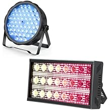 BETOPPER Par Lights 54 x 1.5W& 300w Matrix Beam LED Strobe Effect Light