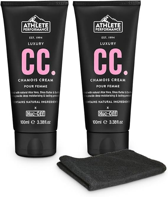 Muc-Off Women Luxury Chamois Cream Cycling - Extreme Skin Lubricant - pH Balanced & Deeply Moisturizing | Ideal for Long Rides