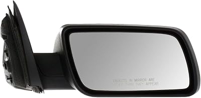 Door Mirror Front Right Side Power Non-Heated Black Textured Rearview Assembly Pair Set Door Mirror for Ford for Flex SEL Sport Utility 4-Door 2012