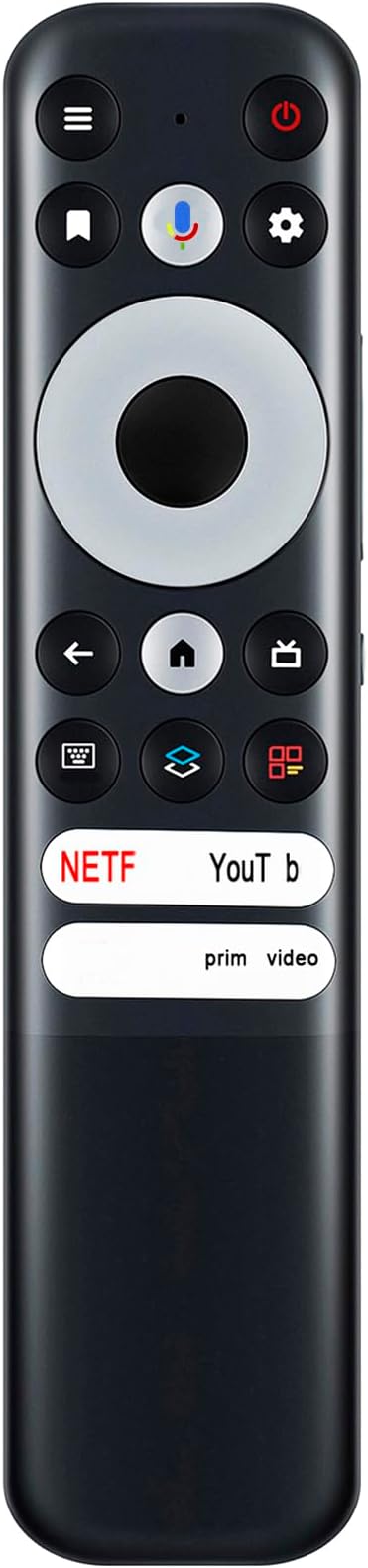 RC902N FMR1 Voice Search Replace Remote Control Work for TCL TV 75S446