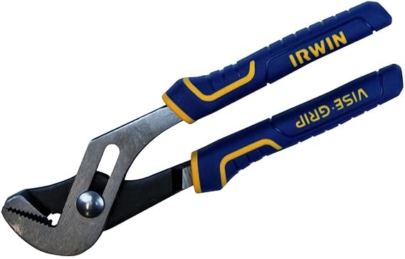 IRWIN Tools VISE-GRIP Plier, Groove Joint, Straight Jaw, 8-Inch (4935320)