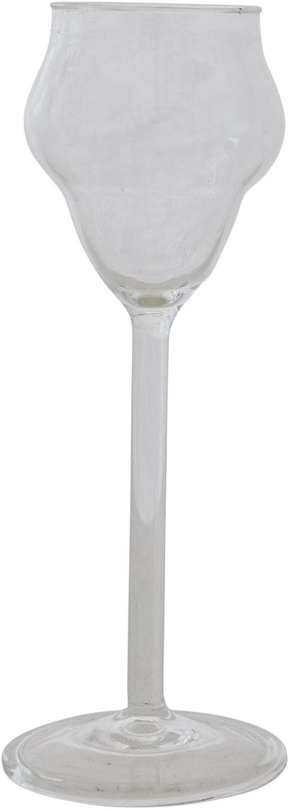 Creative Co-Op Modern Stemmed Sambuca Glass, Clear