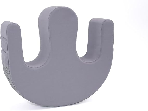 Bedridden Patient Turning Device, Bed Turning Pad for Elderly, Grey | Sponge Patient Positioning Pillow with Handles, Bedridden Turning Aid for Pressure Relief & Care,Pressure Sores Prevention