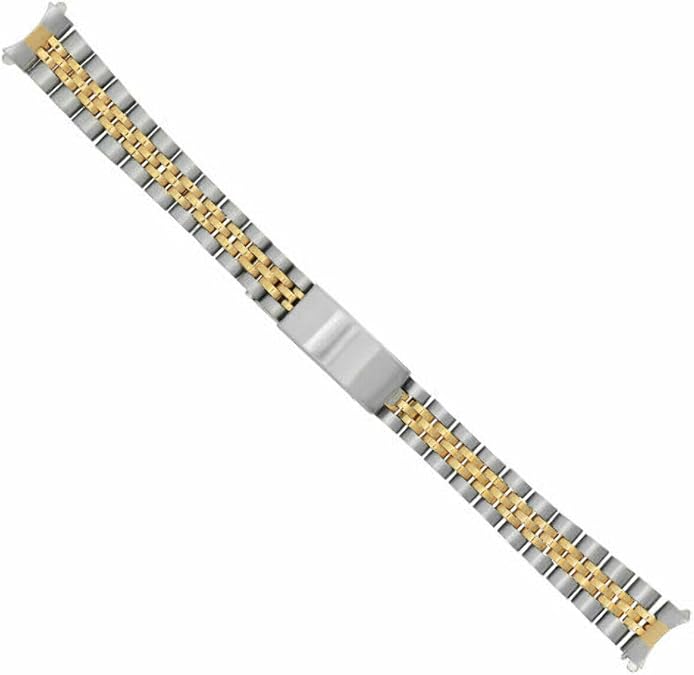 Ewatchparts Jubilee Watch Band Bracelet Compatible With Lady 26mm Rolex 62510D Datejust Two Tone 13mm