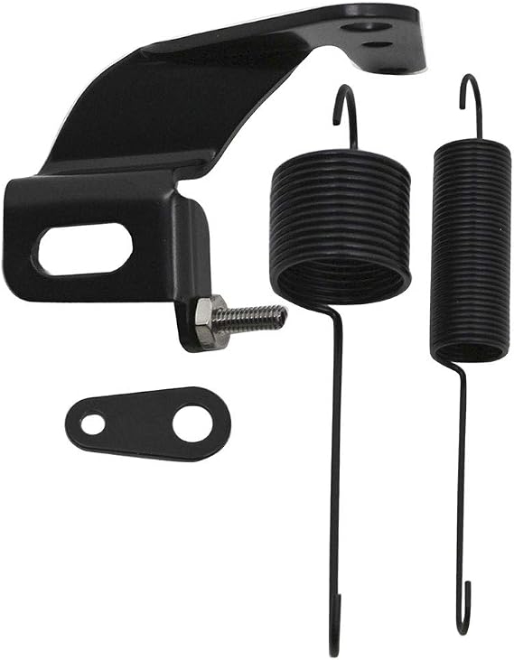 Cobra-Tek Stainless Steel Throttle Cable Bracket Spring Kit Black Finish