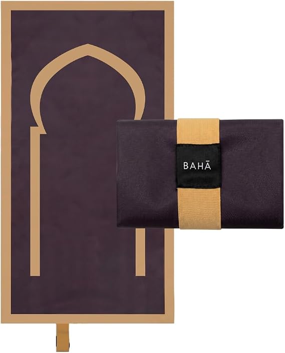 BAHA Pocket Prayer Rug - Black