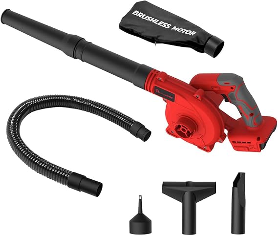 Cordless Compact Leaf Blower Vacuum by LivingSURE Lightweight Electric