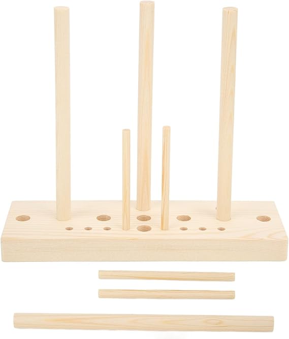 Adjustable Oak Bow Maker, Ribbon Bow Maker, Bow Maker Tool,for Ribbon DIY Crafts Party Decorations Easy to Master with Wooden Board Sticks