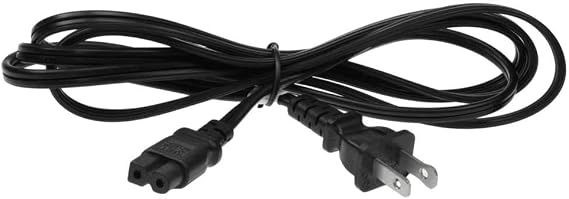 SF Cable 2ft 18 AWG 2-Slot Polarized Power Cord (IEC320 C7 to NEMA 1-15P)